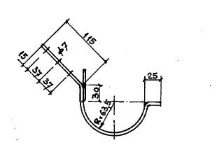 Dakgoot beugels voor mastgoot M30 - ZinkenRegenpijpen.nl