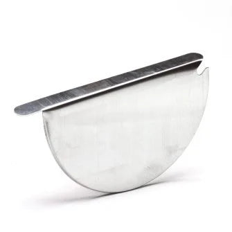 Zinken kopschot met en zonder kraal – voor mastgoten M30, M37 en M44 - ZinkenRegenpijpen.nl