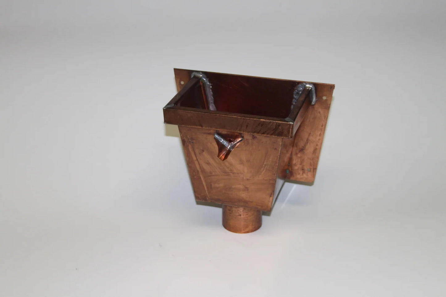 koperen vergaarbak junior - ZinkenRegenpijpen.nl