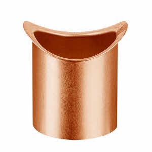 Koperen tapeind voor mastgoot - ZinkenRegenpijpen.nl