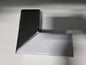 Zwarte vierkante regenpijpbocht 80×80 mm 90 graden (87°) ANTHRA-ZINC
