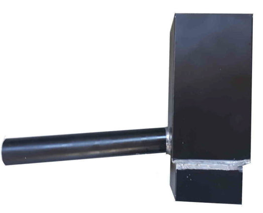 Zwarte vierkante regentonvuller 100×100 mm ANTHRA-ZINC