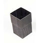 Zwarte vierkante verbindingsmof 100×100 mm ANTHRA-ZINC