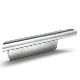 Zinken kopschot met en zonder kraal voor bakgoten - ZinkenRegenpijpen.nl