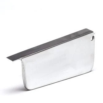 Zinken kopschot met en zonder kraal voor bakgoten - ZinkenRegenpijpen.nl