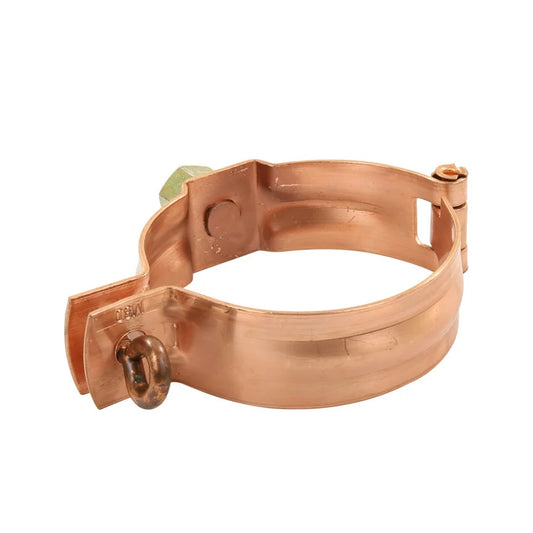 koperen beugels en bevestigingsmateriaal tbv regenpijpen 80mm - ZinkenRegenpijpen.nl