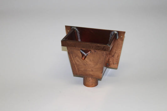 koperen vergaarbak junior - ZinkenRegenpijpen.nl