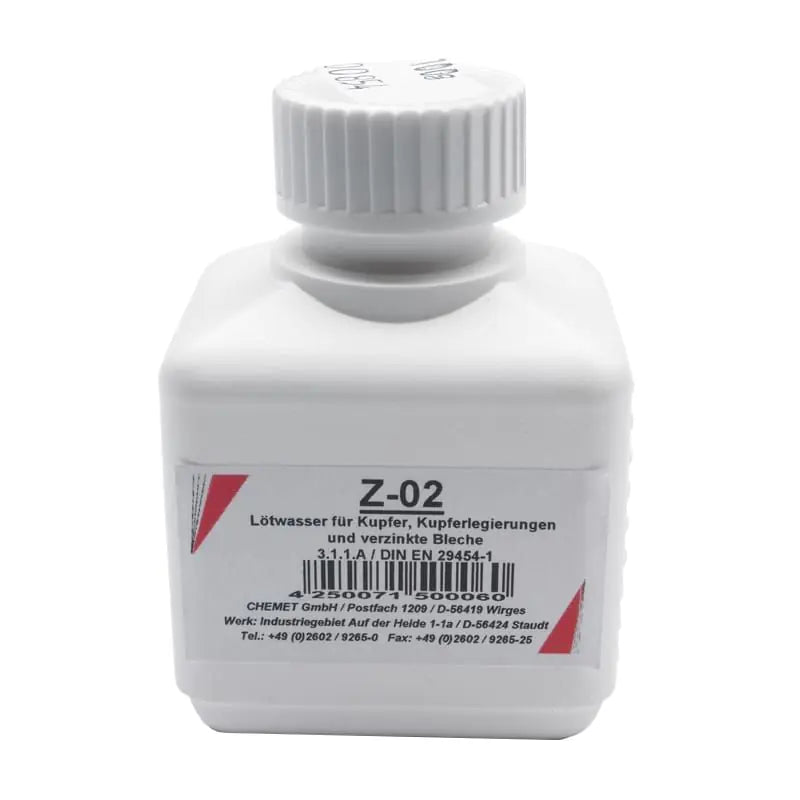 Soldeervloeistof voor solderen koper, Z-02