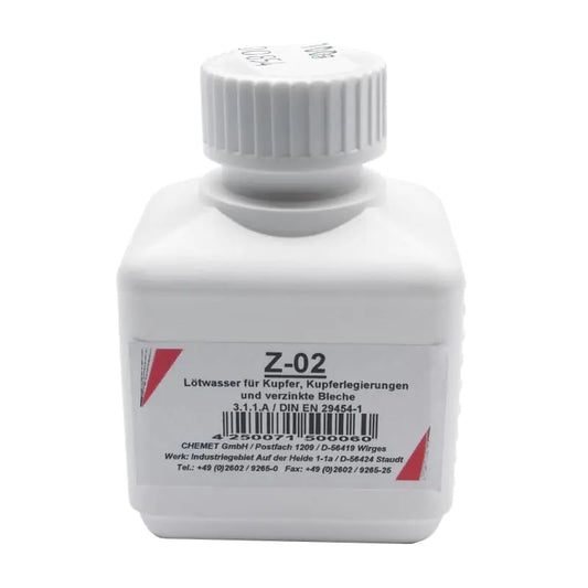 Soldeervloeistof voor solderen koper, Z-02