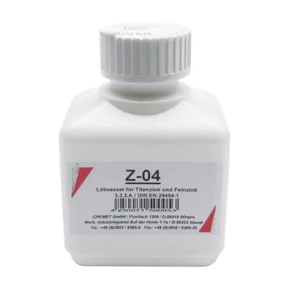 Soldeervloeistof voor solderen zink, Z-04