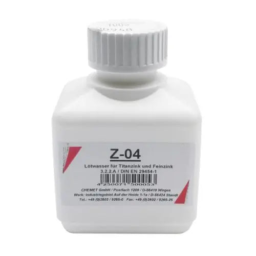 Soldeervloeistof voor solderen zink, Z-04