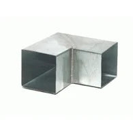 zinken vierkante bocht 100x100mm - ZinkenRegenpijpen.nl