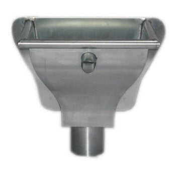 zinken vergaarbak Oud Hollands - ZinkenRegenpijpen.nl