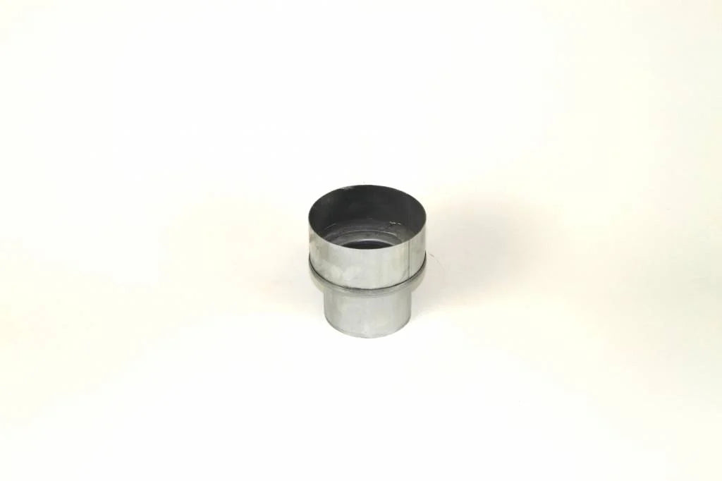 zinken verloopstuk voor een ronde en vierkante buis - ZinkenRegenpijpen.nl