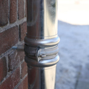 zinken wrong, overschuifwrong voor regenpijpen, ronde buis